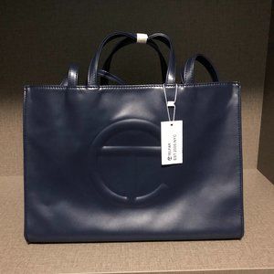 Telfar Medium Shopping Bag Navy